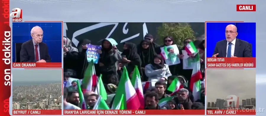 İran'da Ali Laricani için cenaze töreni! Binler katıldı 10