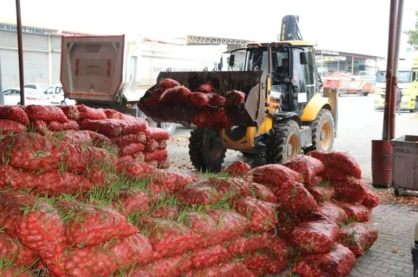 22 ton soğan çöp oldu! Şanlıurfa'da sinirleri geren olay - 4