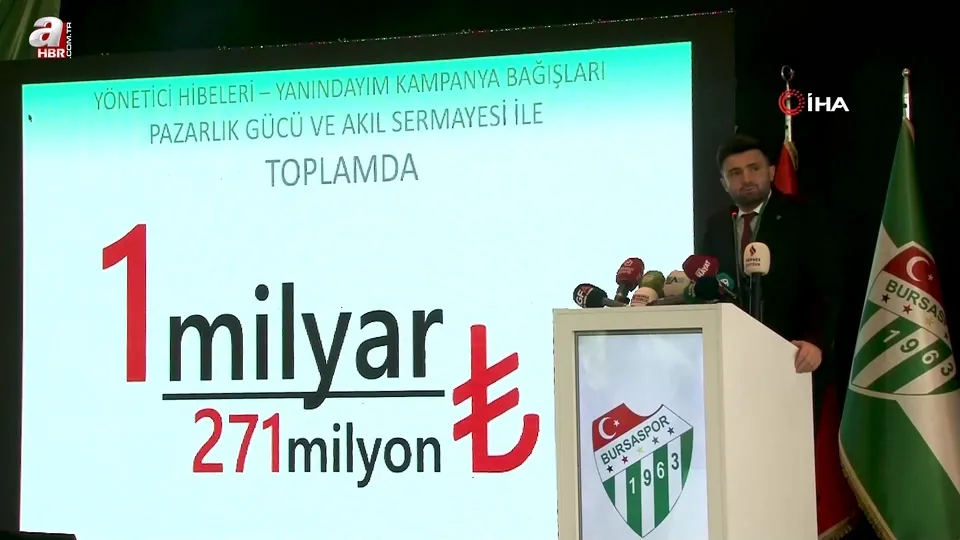 Bursaspor’un güncel borcu açıklandı!
