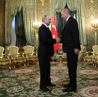 Başkan Erdoğan Rusyada Putin ile bir araya geldi