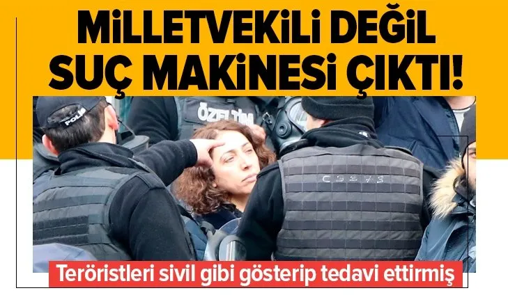 HDP Diyarbakır Milletvekili Saliha Aydeniz suç makinesi çıktı