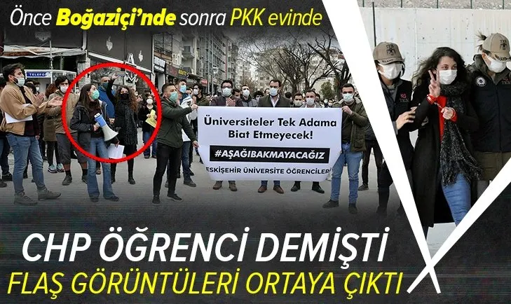 CHP'nin 'öğrenci' dediği militan PKK operasyonunda gözaltına alındı! Görüntüleri ortaya çıktı