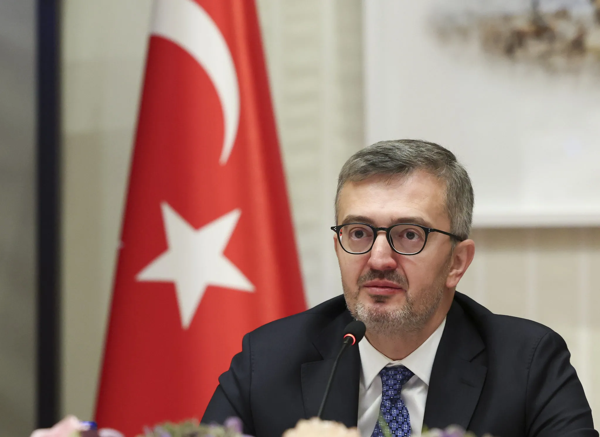 İleşitim Başkanı Duran Suriye Enformasyon Bakanı Mustafa ile görüştü