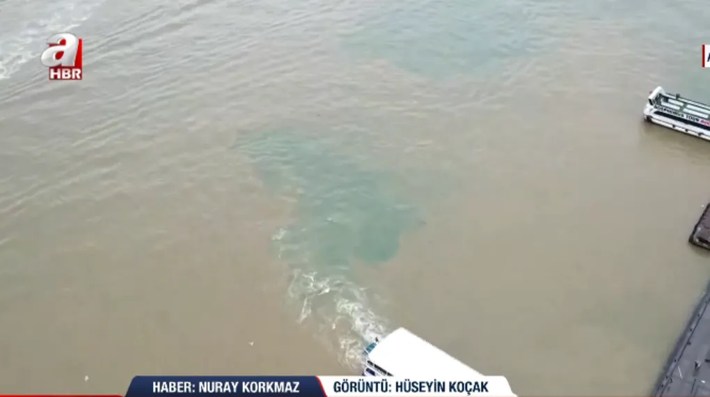 İstanbul'da 84 yılın rekor yağışı: Haliç'in rengi kahverengiye döndü