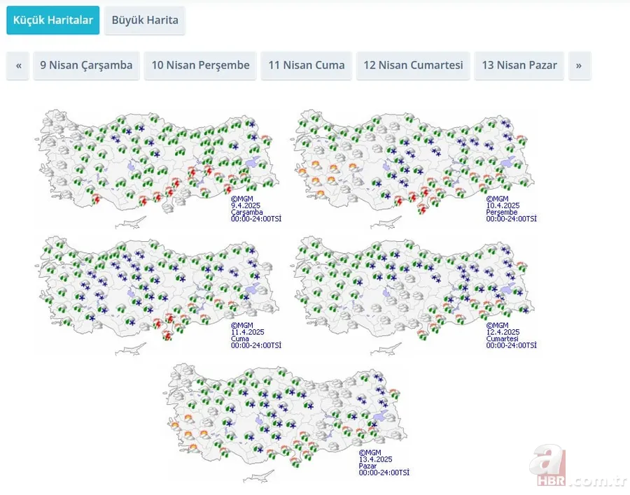 Meteoroloji'den kuvvetli fırtına alarmı | İstanbul dahil o iller tek tek işaretlendi! Günlerce kar ve çamur yağacak 4