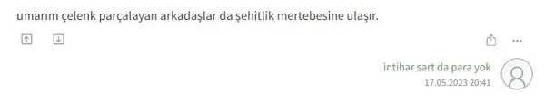 CHP’ye destek veren Ekşi Sözlük’te şehitlere ağır küfürler! Depremzedelerin ardından sırada şehit aileleri ve Anadolu insanı var...