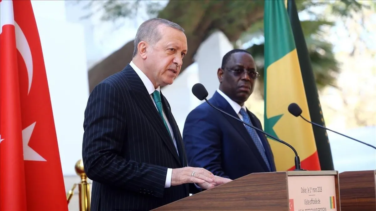 Başkan Recep Tayyip Erdoğan Senegal Eski Cumhurbaşkanı Macky Sall ile