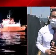 İzmirde göçmen operasyonu! A Haber göçmenlerin yakalandığı gemide! İşte saklandıkları o gizli bölme