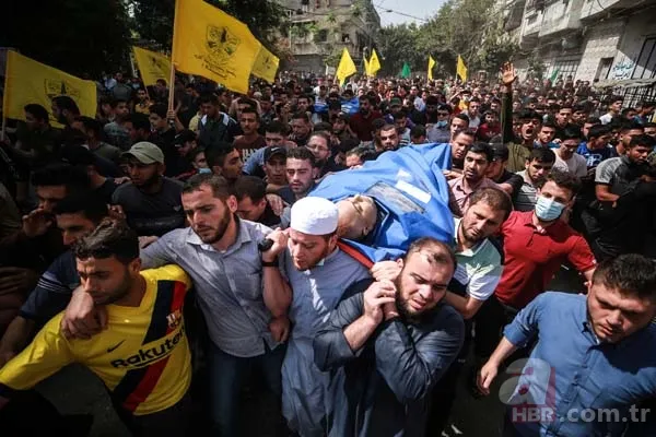 Filistinli çocuğun şehit babasına yürek yakan vedası: Allah yolunu açık etsin