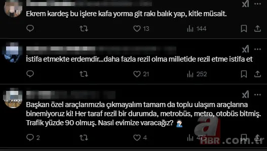 İstanbul'da kar yağışı toplu taşımayı vurdu! Metro ve metrobüs duraklarında izdiham | İmamoğlu'na tepki yağdı... 13
