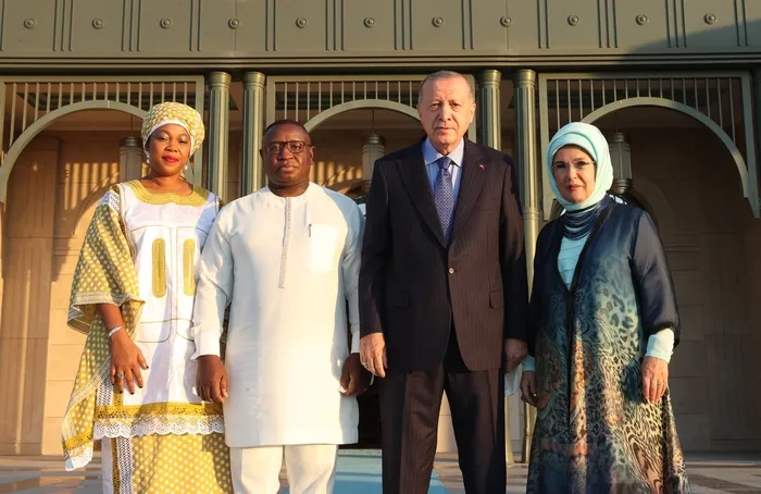 Başkan Erdoğan Sierra Leone Cumhurbaşkanı Julius Maada Bio'yu kabul etti - 5