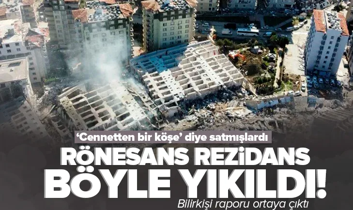 Rönesans Rezidans hakkında bilirkişi raporu ortaya çıktı