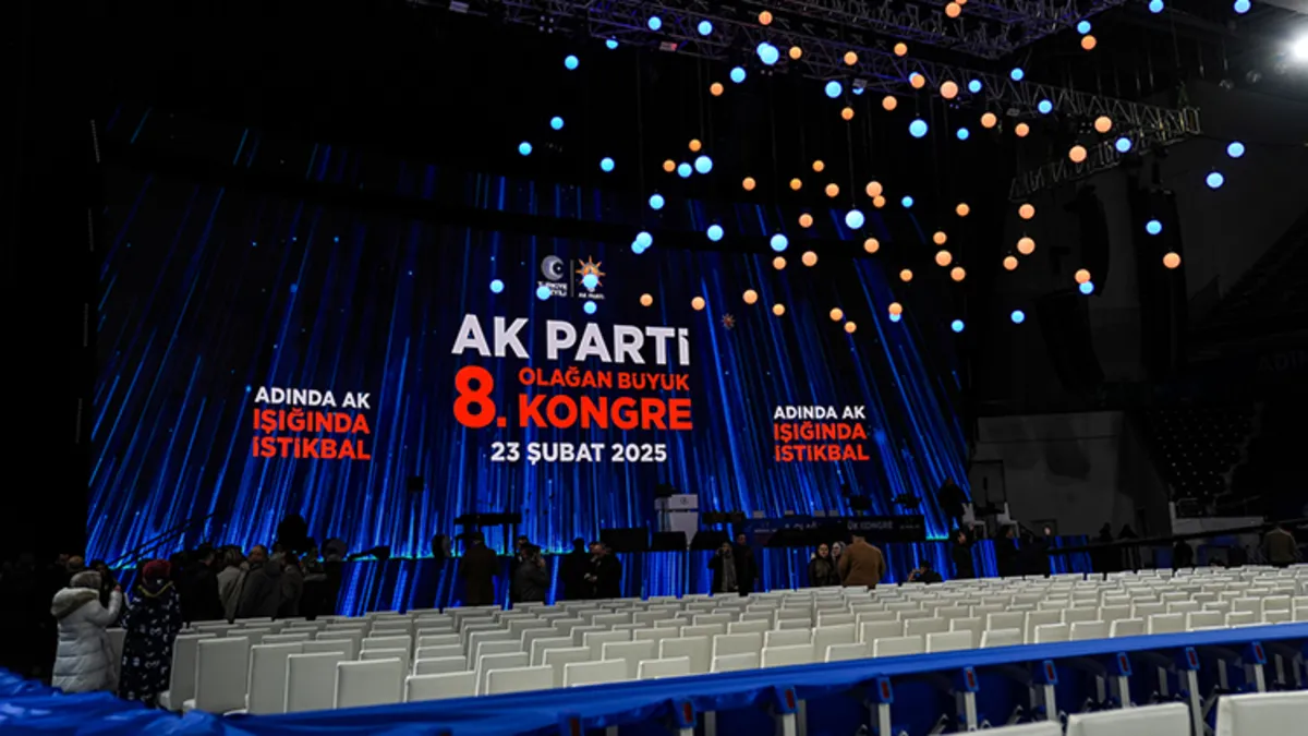 AK Parti 8. Olağan Büyük Kongresi nerede ve saat kaçta yapılacak? İşte konu başlıkları