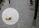 Balkondan sarkan bebeğin düşme anı kamerada