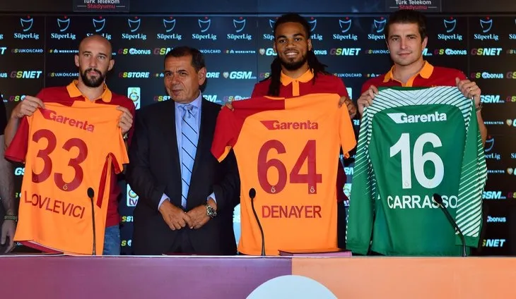 Galatasaray’da Denayer, Latovlevici ve Carrasso imzayı attı