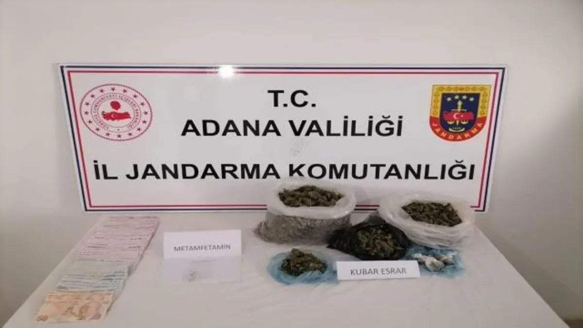 Adana'da uyuşturucu operasyonu! 3 zanlı yakalandı
