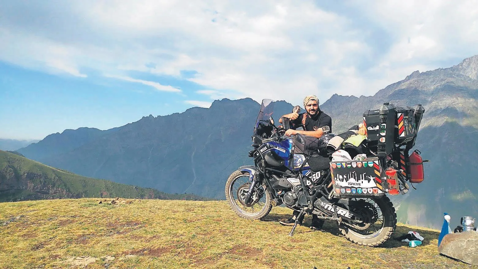 Sigaraya veda etti 100 bin km gitti