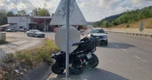 Polisin dur ihtarına uymayan araç kaza yaptı!