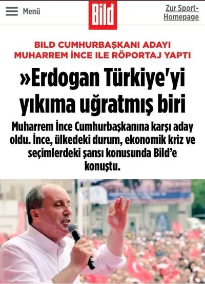 Erdoğan düşmanlığı Alman Bild'e Türkçe öğretti - 1