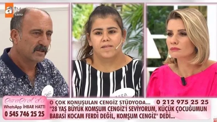 Esra Erol’da canlı yayınında şok olay! Çocuğunun komşusundan olduğunu öğrenince sevinç çığlıkları attı