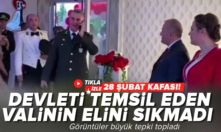 Tokat’taki resepsiyonda skandal