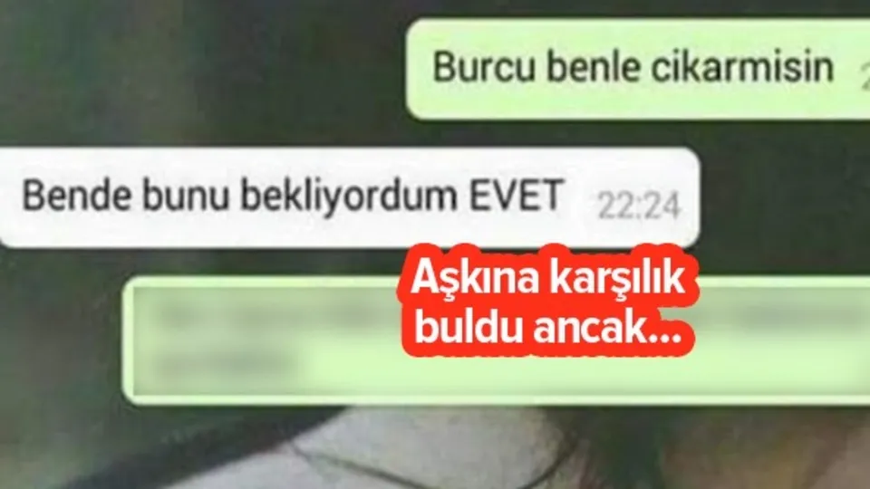 Whatsapp'tan aşkını ilan eden genç karşılık bulduğunda bakın ne yaptı! Whatsapp'ta başladı ve bitti
