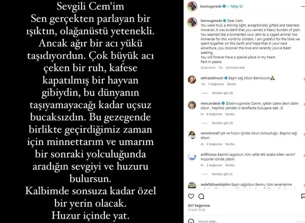 Cem Büyükhanlı kimdir, kaç yaşında? Cem Büyükhanlı öldü mü, neden öldü, ölüm sebebi ne? Bennu Gerede duyurdu...