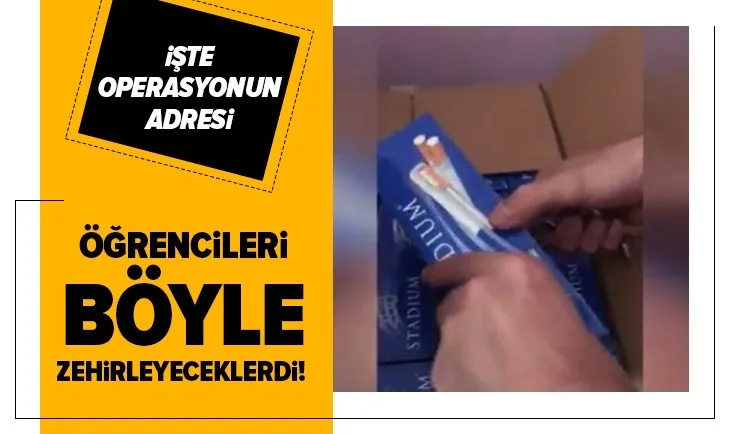 Öğrencileri zehirleyeceklerdi! İstanbul Emniyeti Çocuk Şube’den flaş operasyon