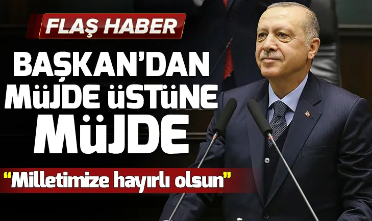 Başkan Erdoğan canlı yayında müjdeleri peş peşe sıraladı