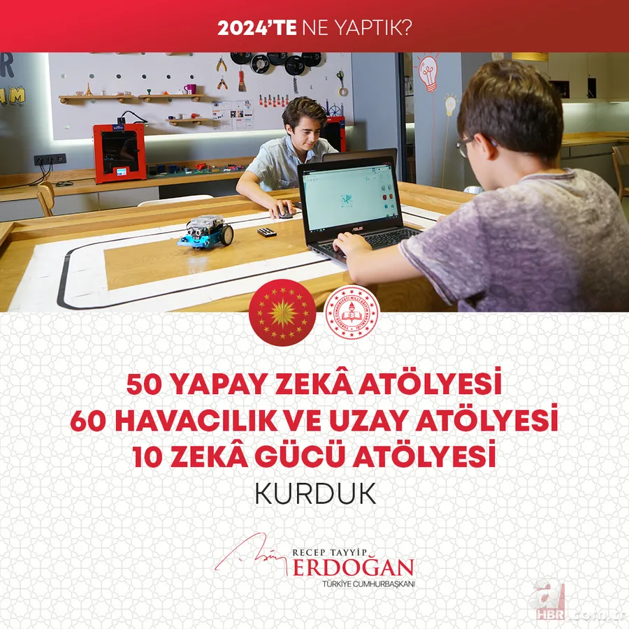 Başkan Erdoğan'dan 2024 değerlendirmesi: Hizmet ve projeleri tek tek sıraladı 9