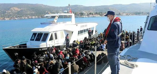 İzmir’de balıkçı teknesine göçmen operasyonu: 168 kişi yakalandı