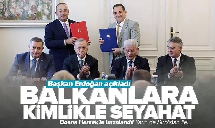Başkan Erdoğan Balkan turuna çıktı!