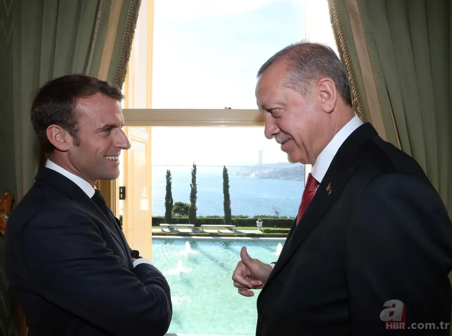 Fransa Cumhurbaşkanı Macron İstanbul'a geldi 15