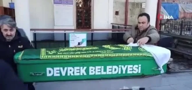 Minibüsün çarpması sonucu hayatını kaybeden yaşlı kadın toprağa verildi