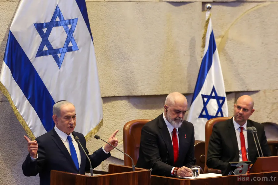 Arnavutluk Başbakanı Edi Rama İsrail'de: Katil Netanyahu'yu öve öve bitiremedi! İstikrar Gücü için Türkiye'yi işaret etti 14