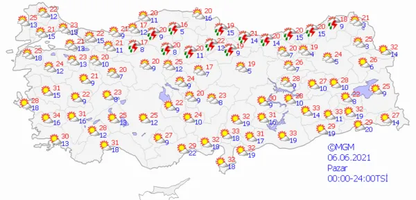 1622562589747.png Meteoroloji'den son dakika fırtına ve sağanak yağış uyarısı! Çok sayıda ile kritik uyarı! İstanbul Ankara İzmir hava durumu - 8