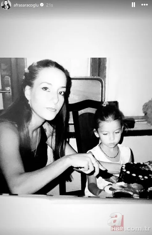 Annesi değil ablası gibi! Afra Saraçoğlu annesini paylaştı! 'İyi ki doğdun' 6
