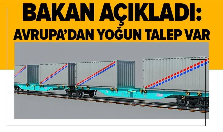 Ulaştırma ve Altyapı Bakanı Cahit Turhan açıkladı! Avrupa'dan yoğun talep var