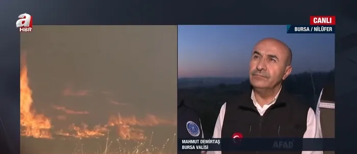 Bursa'da çıkan yangın üniversite alanına sıçradı! Gece saatlerine kadar yoğun çalışma! Kontrol altına alındı... - 9