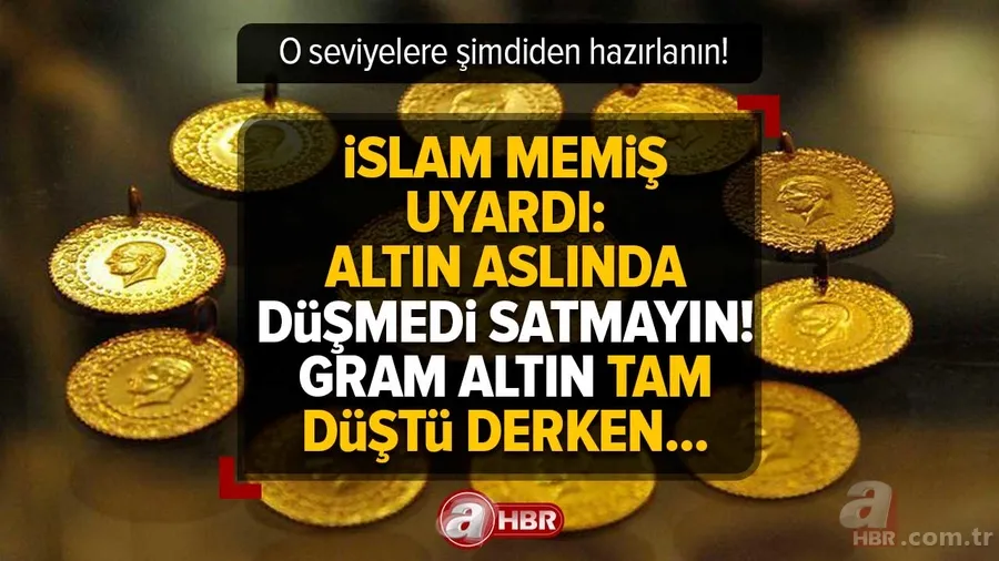 İslam Memiş uyardı: Altın aslında düşmedi, SATMAYIN! O seviyelere şimdiden hazırlanın! Gram altın tam düştü derken... 1