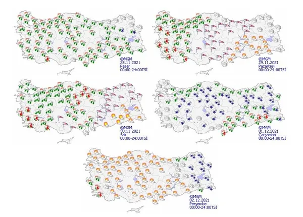 İstanbul'un yanı başına kar uyarısı geldi! Tüm Türkiye'yi etkisi altına alacak | 28 Kasım hava durumu İstanbul, Ankara, İzmir - 4