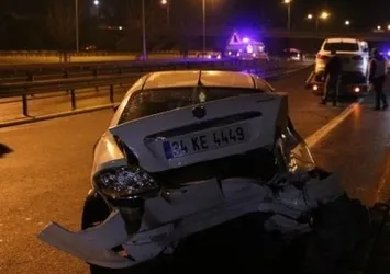 TEM'de zincirleme kaza