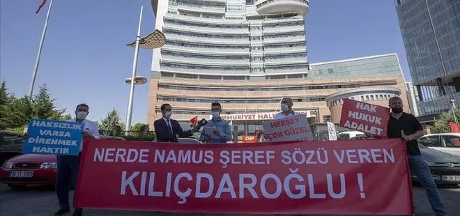 İşten çıkarılan işçiler CHP binası önünde eylem yaptı! Kılıçdaroğlu’na seslendi: Namus sözünü tutmadı