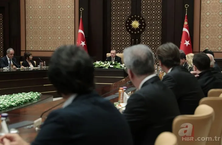 Başkan Erdoğan ünlüleri Külliye’de kabul etmişti! Dikkat çeken açıklamalar...