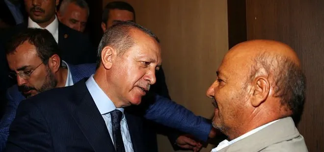 Cumhurbaşkanı Erdoğan şehit binbaşının babası ile görüştü
