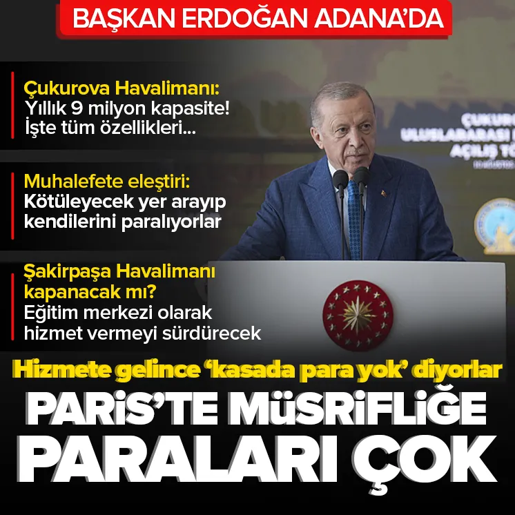 Kasada para yok diyenler Paris’te müsriflik yapıyor