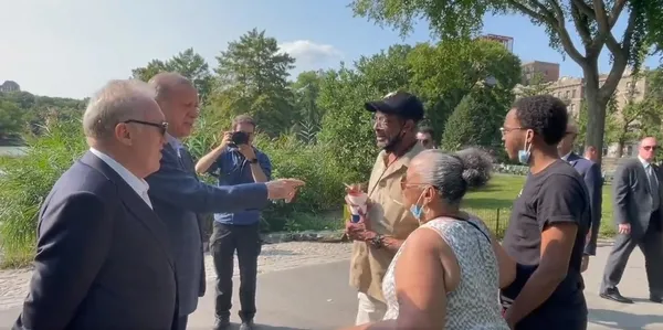 Başkan Recep Tayyip Erdoğan Central Park’ta yürüyüş yaptı! Başkan Erdoğan’a New York’ta yoğun ilgi