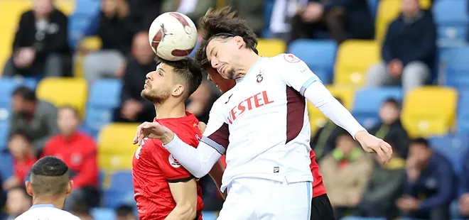 Gençlerbirliği Trabzonspor maç sonucu: 1-2