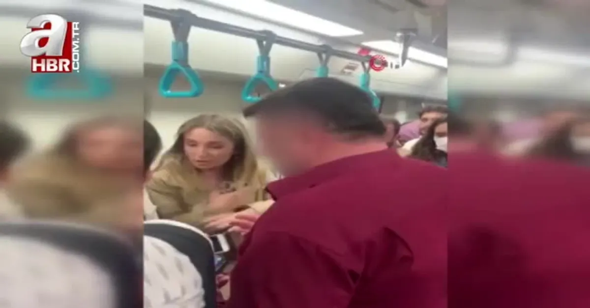 Marmaray'da taciz iddiası arbedeye dönüştü