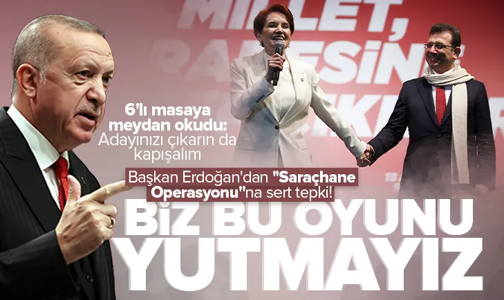 Başkan Erdoğan’dan İmamoğlu tepkisi